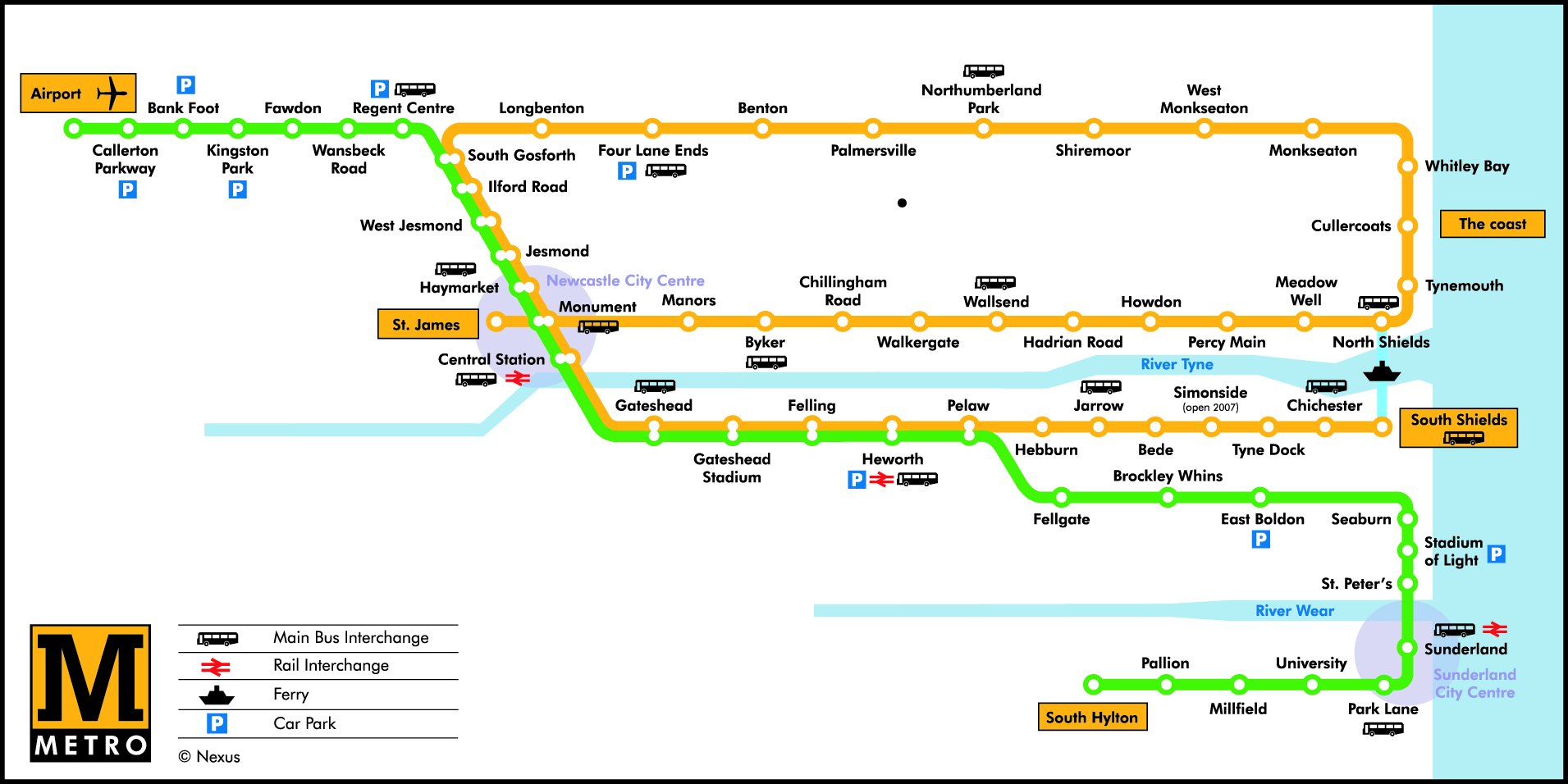 metropolitana di Newcastle